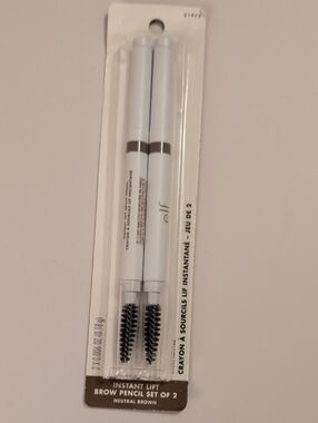 ELF Instant Lift Brow Pencil Set of 2 Neutral Brown NIP